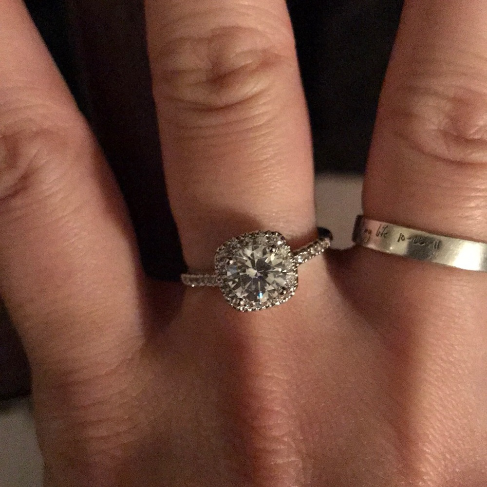 Beautiful princess cut ring
